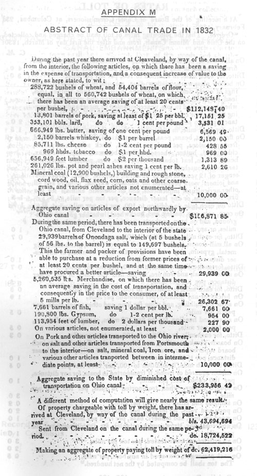 The valley of the Cuyahoga in 1846