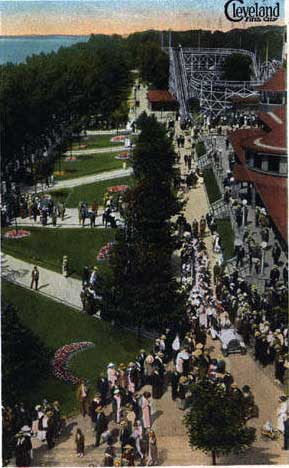 Dance Hall and Coaster (a view of the Aero Dips at upper right)